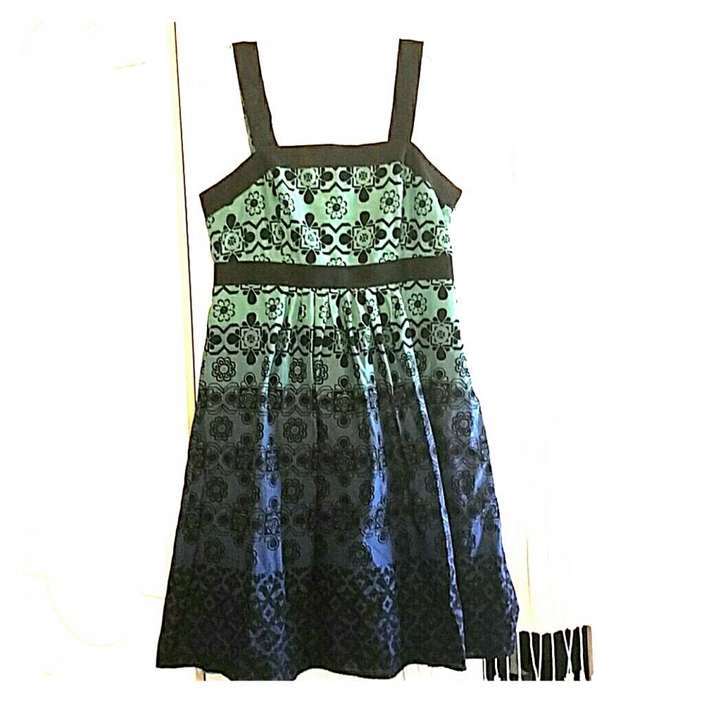 Blue & Green Ombre Apt. 9 Dress